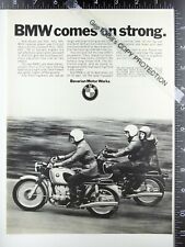 1970 BMW 500 600 750 Flat Twin Motorcycle vintage magazine advertisement ad picture