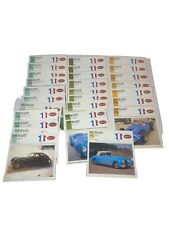 Lot Of 28 Bugatti France Car Spec Sheet Photo Info CARDS Sports Racing Luxury picture