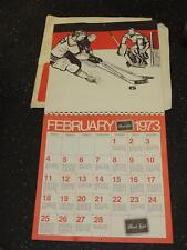  Vintage Carling's Black Label Beer 1973 Calendar of Sports picture