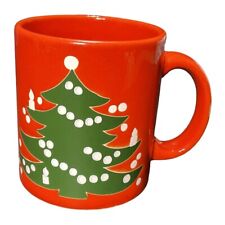 VTG WAECHTERSBACH CHRISTMAS TREE COFFEE MUG RED 4