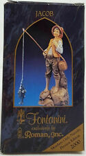 JACOB THE FISHERMAN AND FISHING POLE HEIRLOOM NATIVITY 1999 MEMBERS ONLY PREVIEW picture