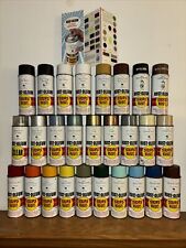 1967 Vintage Rust-oleum Spray Paint Collection W/ COLOR CHART, Cascade Green picture
