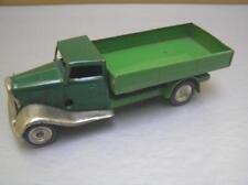 Trinag Minic tin windup Flat Dump Truck made in England Very Good Condition picture