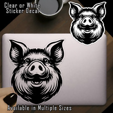 Pig Face Vinyl Decal Sticker Indoor Outdoor 4 Sizes picture