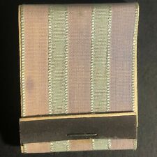 Scarce c1940's Full Matchbook Fabric Covered 20-Strike - No Text picture