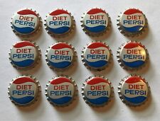 Diet Pepsi Vintage Bottle Caps - Uncrimped / No Dents picture