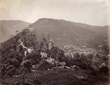 DARJEELING INDIA LANDSCAPE - Antique Photograph - 19TH CENTURY picture