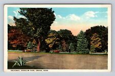 Omaha NE-Nebraska, Driveway, Hanscom Park, Antique, Vintage c1923 Postcard picture