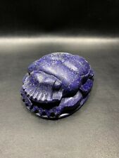 Gorgeous ANCIENT Egyptian Scarab -Altar statue made of Real lapis lazuli picture