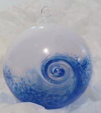 The Wave Handblown Glass Ornament By Anchor Bend Rhode Island picture