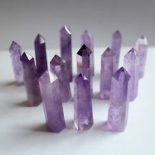 10Pcs/Lot Natural Amethyst Quartz Crystal Point Wand Healing Stone Mineral Rock picture