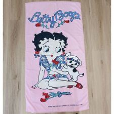 Betty Book Beach Towel Pink 1990 King Features Fleisher Studio VTG 31