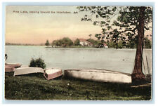 c1920s Pine Lake, Interlaken, Bethany Rally Day Hand Colored Postcard picture