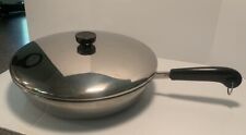 Vintage Paul Revere 12 Inch Stainless Skillet W/Lid  picture