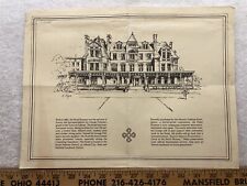 1970s Pullman Illinois George M Pullman's Florence Hotel Foundation Lithograph picture