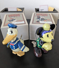 Disney MINNIE MOUSE DONALD DUCK Retro Tin Windup w/ Box Schylling Young Epoch picture