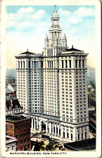 Municipal Building New York City NY Vintage Postcard L2 picture