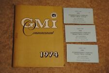 Vintage 1974 GMI Commencement and Three Admission Tickets General Motors Flint picture