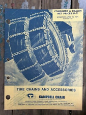 Original Vintage 1971 Campbell Chain Tire & Accessories Dealer book picture
