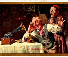 KLINE & CO York Pennsylvania Thomas Edison THE PHONOGRAPH Victorian Trade Card picture