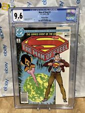 Man of Steel #1 CGC NM+ 9.6 White Pages DC Comics 1986 newsstsnd picture