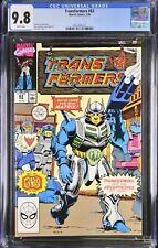 Transformers #63 CGC 9.8 White Pages Low Print Scarce Issue Marvel 1990 picture
