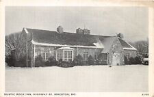 H85/ Sikeston Missouri Postcard c1940s Rustic Rock Inn Highway 61   19 picture