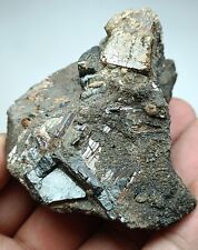 100-gm Parisite-(Ce) combine with Sagenite var. Rutile on Hematite (Rare Combo)  picture