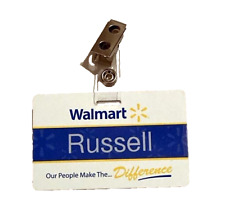 Walmart Employee Name Badge 