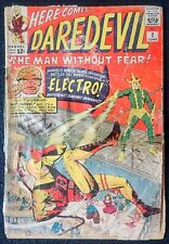 Daredevil #2 ⚡ YELLOW DEVIL vs ELECTRO ⚡ Low-grade 1964 picture
