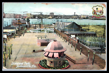 Dixieland Park, Jacksonville, Fla. In God We Trust Logo Vintage Postcard c1909 picture