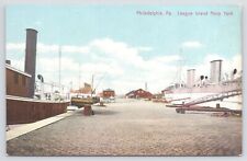 Military~Air View League Island Navy Yard Philadelphia PA~Vintage Postcard picture