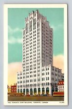 Toronto-Ontario, The Toronto Star Building, Antique, Vintage Souvenir Postcard picture