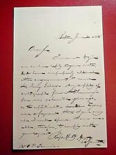 Ezra Stiles Gannett 1801-1871, Unitarian Minister Boston signed Signature letter picture
