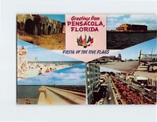 Postcard Fiesta Of The Five Flags, Greetings from Pensacola, Florida picture