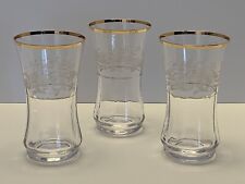 Mikasa Antique Lace Highball 5.25” Glass Set of 3 picture
