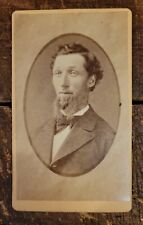 Antique CDV Card Photograph, Portrait of Young Man - Morgan OH. picture