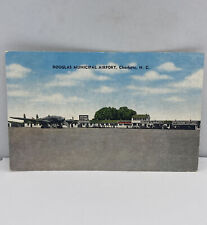 Charlotte North Carolina Douglas Municipal Airport Vintage Postcard picture