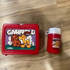 Mint Vintage 1978 Garfield Thermos And Lunch Box picture