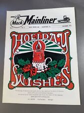 MACK Mainliners Holiday Wishes December 1972 picture