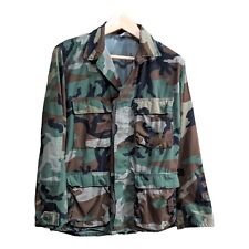 Vintage USGI Military Jacket Woodland M81 Camo BDU Shirt NATO Size Small picture