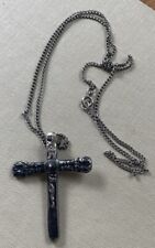 Vintage Oneida Pattern Cross About 2” On Chain picture