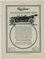 1912 Thomas B. Jeffery Co. Ad: Rambler Cross Country Motor Car - Kenosha, WI picture