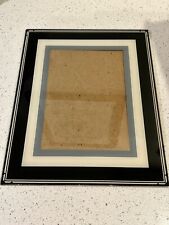 12x15 Large Vintage Reverse Painted Art Deco Black, Gray, Ivory Picture Frame picture