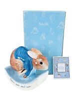 NEW Enesco The Peter Rabbit Collection Rocking Money Bank PETER RAN AND RAN 2006 picture