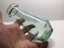 Small Antique Aqua Preserves Jar. picture
