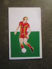 Prescott-Pickup Sigma 1979  Famous Footballers Card No.60 TERRY YORATH Wales picture
