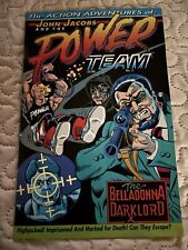 Three John Jacobs Power Team One Signed 1992 Ultra Rare Evangelical Promo Comic picture