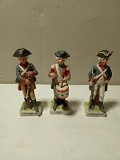 Lot of 3 VINTAGE Lefton China Military Soldiers Figurines 8 1/4