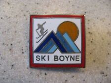 Vintage Ski Boyne Square Pin Pinback Hat Pin - 1